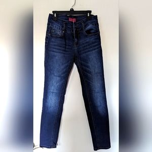 Slightly worn jeans